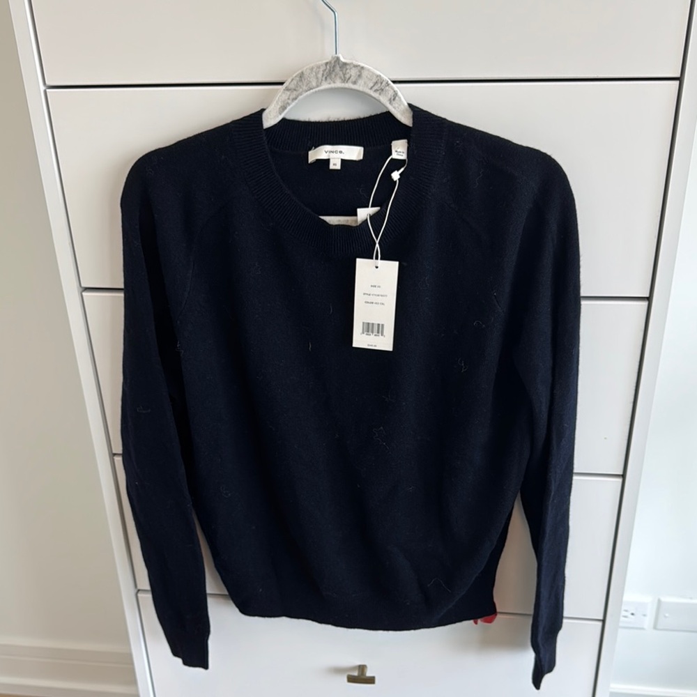 NWT Vince Blue Cashmere Wool Sweater